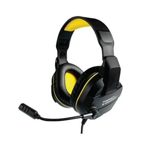 HEADSET THONET & VANDER GAMING VX70 ALAMBRICO 3.5 MM HK096-03563 NEGRO / AMARILLO