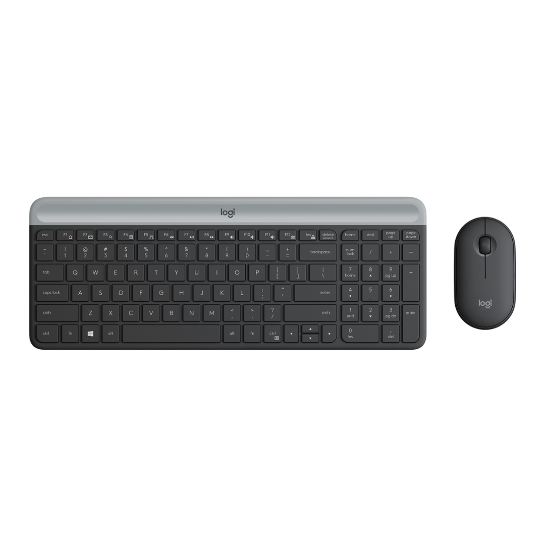 Combo teclado y mouse inalámbrico Logitech MK470