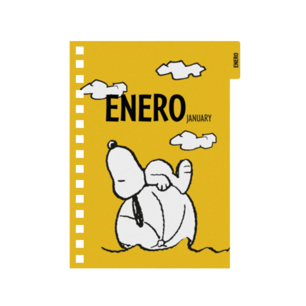 Mooving agenda  2025 Snoopy 14x20cm