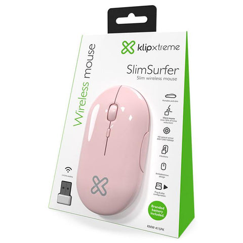 MOUSE INALAMBRICO KLIP XTREME KMW-415PK  SLIMSURFER