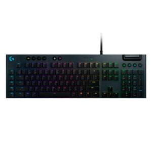TECLADO GAMING RGB LOGITECH G815 MECÁNICO ALÁMBRICO INGLÉS 920-008984