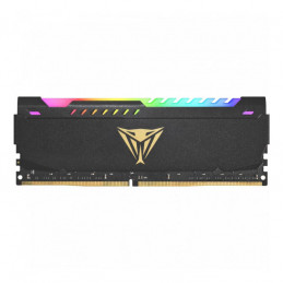 MEMORIA RAM PC 16GB PATRIOT PVSR416G320C8 V4S DDR4 3200 MHZ CL16 1.35 V VIPER STEEL RGB, DISIPADOR ALUMINIO, XMP 2.0 DIMM 288 PINES