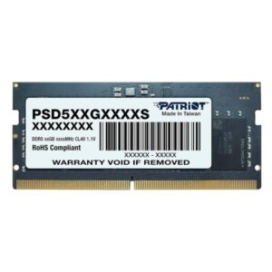 MEMORIA RAM PARA LAPTOP 16GB PATRIOT PSD516G480081S SL DDR5 4800MHZ CL40 1.1V