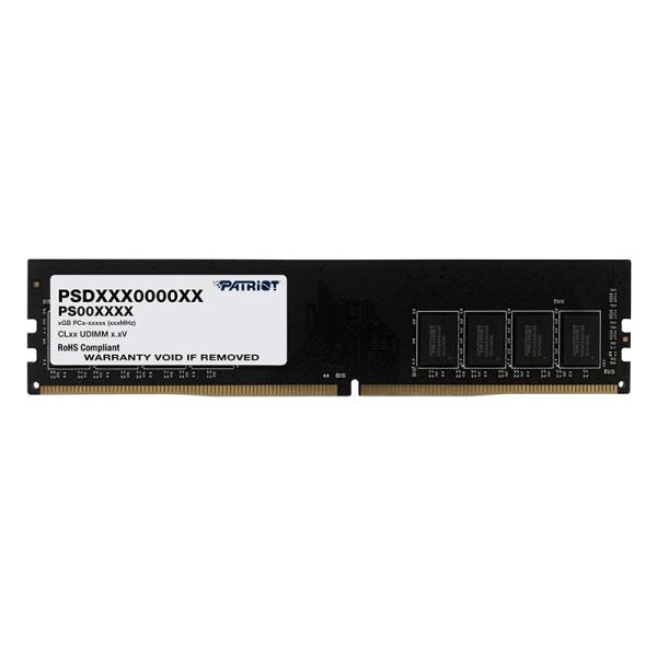 MEMORIA RAM PC 16GB PATRIOT PSD416G32002 SL DDR4-3200 MHZ CL22 1.2 V SIGNATURE. UNBUFFERED. NON ECC DIMM 288 PINES