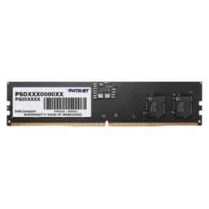 MEMORIA RAM PC 32GB PATRIOT SIGNATURE LINE PSD532G56002 DDR5 5600 MHZ CL46 1.1 V SIN DISIPADOR DIMM 288 PINES