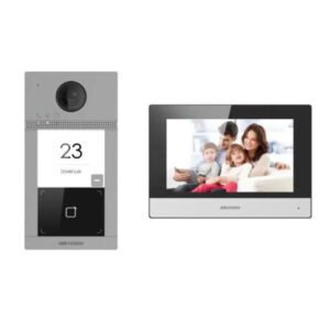 KIT VIDEO PORTERO CONTROL DE ACCESO IP HIKVISION DS-KIS604-P C-O-STD 305303808