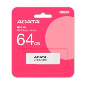 MEMORIA USB 3.2 64GB ADATA BLANCO UC310-64G-RWH