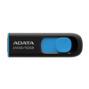 MEMORIA USB 3.2 512GB ADATA BLACK-BLUE AUV128-512G-RBE