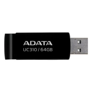 MEMORIA USB 3.2 64GB ADATA NEGRO UC310-64G-RBK