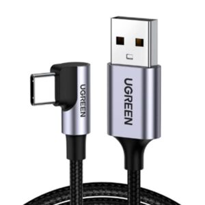 CABLE UGREEN US284 USB-A A USB-C ANGULO RECTO 1M 50941