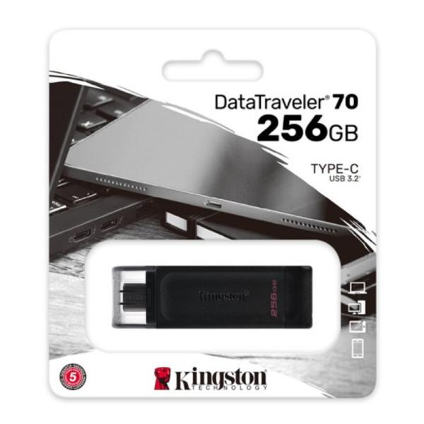 MEMORIA USB 256GB 3.0 KINGSTON DATA TRAVELER 70 USB-C DT70/256GB