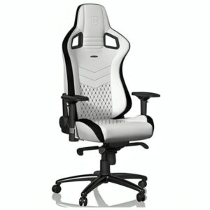 SILLA GAMING NOBLECHAIRS  EPIC CUERO SINTÉTICO NBL-PU-WHT-001