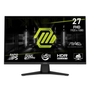 MONITOR GAMING MSI MAG 274F 27" PLANO 1920 X 1080 200 HZ ANTI-GLARE HDMI Y DP 9S6-3CE41H-004