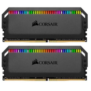 MEMORIA RAM PC 16GB (2×8GB) CORSAIR DOMINATOR PLATINUM RGB DDR4 3600MHz CL18 1.35V RGB CMT16GX4M2C3600C18