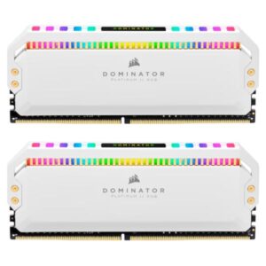 MEMORIA RAM PC 16GB (2×8GB) CORSAIR DOMINATOR PLATINUM RGB DDR4 3600MHz CL18 1.35V RGB CMT16GX4M2C3600C18W