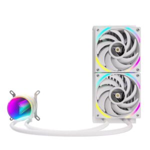 ENFRIAMIENTO LIQUIDO ARGB FORMULA V LINE OASIS L240 ARGB WH 240MM LGA1700/AM5  4 PIN PWM + 3 PIN ARGB 4711401661382