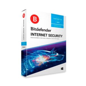LICENCIA ANTIVIRUS BITDEFENDER INTERNET SECURITY  3+2 PC 1 AÑO