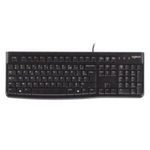 TECLADO LOGITECH K120 CORDED ALÁMBRICO USB INGLÉS 920-002478
