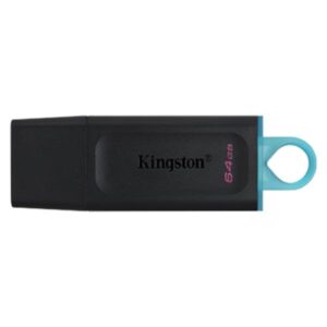 MEMORIA USB 64GB 3.2 KINGSTON GEN 1 EXODIA BLACK/TEAL DTX/64GB