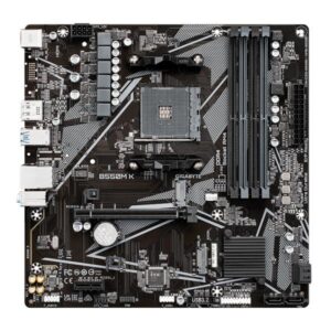 TARJETA MADRE GIGABYTE B550M K AM4 MICRO-ATX DDR4 NEGRO