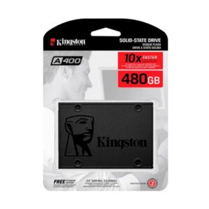HD INTERNO SOLIDO 480GB KINGSTON A400 2.5" SATA III 500MB/S / 450MB/S SA400S37/480G GRIS