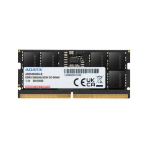 MEMORIA RAM PARA LAPTOP 8GB ADATA AD5S56008G-S DDR5 5600MHZ CL46 1.1V