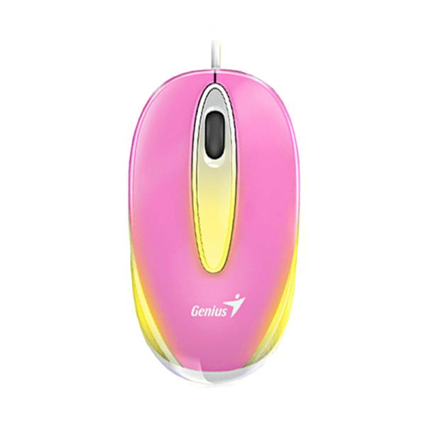 MOUSE GENIUS RS2 DX-MINI ALÁMBRICO USB 1200 DPI 31010025403 ROSADO