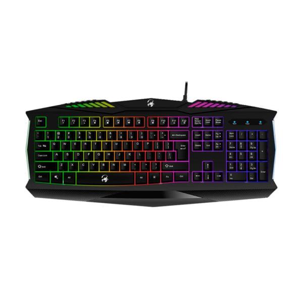 TECLADO GAMING RGB GENIUS SCORPION K220 MEMBRANA ALÁMBRICO USB ESPAÑOL 31310475101 NEGRO