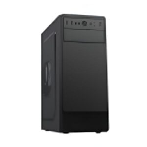 CASE CX31KURA001C H410 ATX MID TOWER SIN VENTILACIÓN INCLUIDA CON FUENTE DE PODER PE600RNF013C 600W KE31240001 NEGRO
