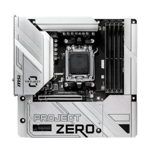 TARJETA MADRE MSI B650M PROJECT ZERO MATX DDR5 911-7E09-003 NEGRO / BLANCO