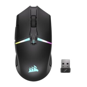 MOUSE GAMING RGB CORSAIR NIGHTSABRE INALÁMBRICO 2.4 GHZ 26000 DPI CH-931B011-NA NEGRO