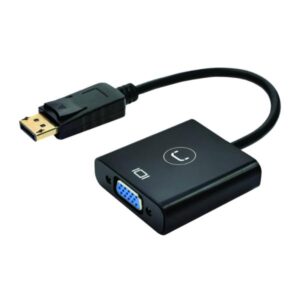 ADAPTADOR UNNO TEKNO AD3006BK DISPLAYPORT A VGA NEGRO