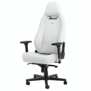 SILLA GAMING NOBLECHAIRS LEGEND CUERO SINTÉTICO DE ALTA TECNOLOGÍA NBL-LGD-GER-WED BLANCO