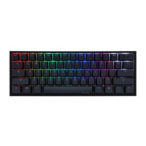 TECLADO GAMING RGB DUCKY ONE 2 PRO MINI MECÁNICO USB-C ESPAÑOL SWITCH ROJO DKON2061ST-RESPDAZT2 NEGRO