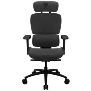 SILLA EJECUTIVA ERGONÓMICA THUNDERX3 XTC LOFT MALLA TRANSPIRABLE DE CUERO SINTETICO TEGC-307410Z.Z1 GRIS OSCURO