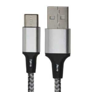 CABLE USB-C A USB-A 2.0 NOVA FAD31218001C CARGA RAPIDA 1.8M NYLON BLANCO