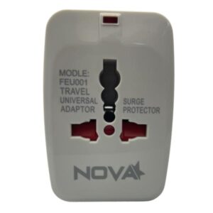 ADAPTADOR UNIVERSAL PARA VIAJES NOVA FEU001001C BLANCO