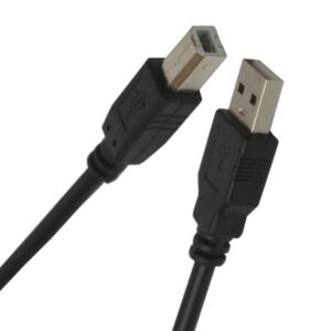 CABLE DE ALIMENTACIÓN PARA IMPRESORAS USB-A 2.0 A USB-B NOVA FAD30118001C 1.8M NEGRO