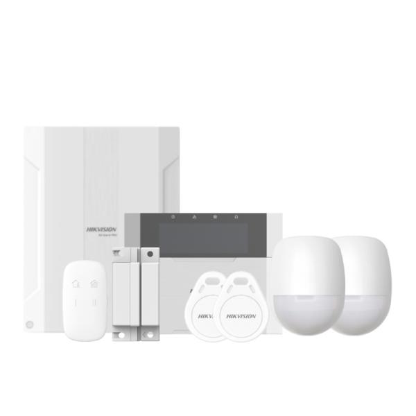 KIT DE ALARMA CABLEADA HIKVISION DS-PHA64-KIT-WB(B)(O-STD) (E) AX HYBRID PRO KIT 314300673 BLANCO