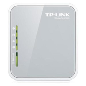 ROUTER TP LINK TL-MR3020 2.4 GHZ 150 MBPS 3G/4G USB DONGLE MODO AP TL-MR3020(EU) GRIS/BLANCO