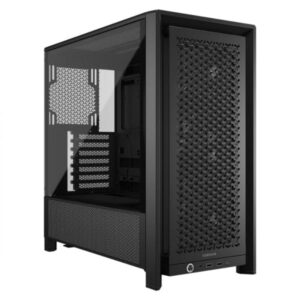 CASE CORSAIR FRAME 4000D RS MID TOWER VENTILADORES 3 DE 120MM CON VIDRIO LATERAL Y MALLA FRONTAL CC-9011312-WW NEGRO