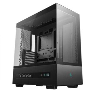 CASE DEEPCOOL CH690 DIGITAL MID TOWER SIN VENTILACIÓN INCLUIDA CON VIDRIO LATERAL R-CH690-BKNNA0D-G-1 NEGRO