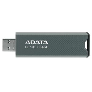 MEMORIA USB 64GB ADATA UE720 USB-A 3.2 GEN 2 UE720-64G-CGY/BK GRIS