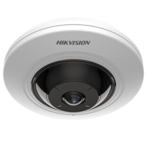 CAMARA FISHEYE HIKVISION DS-2CD2955G0-ISU(1.05MM) (O-STD) (E) 5 MP H.265+ FOV 180 IR 8 M AUDIO MICRÓFONO INCORPORADO 311322801 BLANCO
