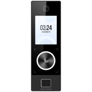 LECTOR BIOMETRICO RECONOCIMIENTO FACIAL HIKVISION DS-K1T323MBFWX-E1(O-STD) (E) CON PANTALLA DE 2.4" LENTE 2MP 302922220 NEGRO