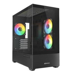 CASE RGB SHARKOON MK6 MID TOWER VENTILADORES 3 DE 120MM CON VIDRIO LATERAL 4044951041794 NEGRO