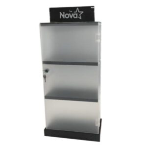 DISPLAY NOVA DE ACRILICO 320 X 170 X 600 MM CON LOGO NOVA IMPRESO FD321760001C1C NEGRO