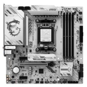 TARJETA MADRE MSI B850M GAMING PLUS WIFI6E AM5 MICRO-ATX DDR5 911-7E81-001 BLANCO
