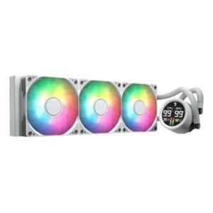 ENFRIAMIENTO LIQUIDO RGB AEROCOOL ABYSS L360R DIGI WHT AIO 360MM ACLA-AD36117.21 BLANCO