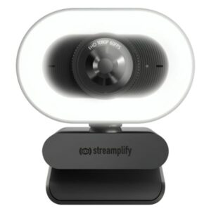 CAMARA WEB STREAMPLIFY CAM PLUS-FHD-2M60-LIGHT-BK 1080P FULL HD USB-A SPCW-CLFH221.11 NEGRO